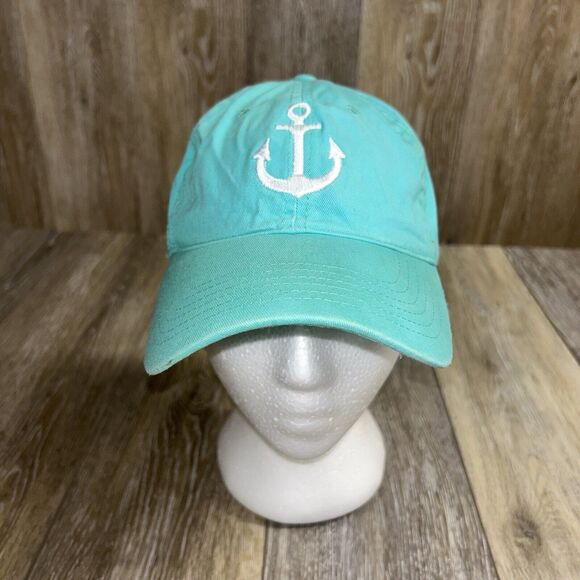Unbranded Accessories - Anchor Coast Beach Lifestyle Hat Blue Turquoise Strapback Baseball Cap OSFM